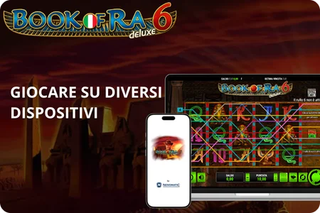 Giocare a Book of Ra Deluxe 6 su Diversi Dispositivi