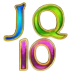 J, Q, 10 symbol