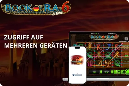 Book of Ra Deluxe 6 auf Geräten