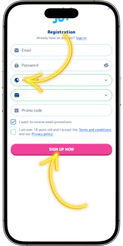 Create an account
