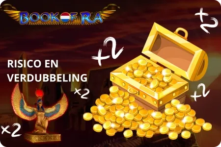 Risico en Verdubbeling in Book of Ra
