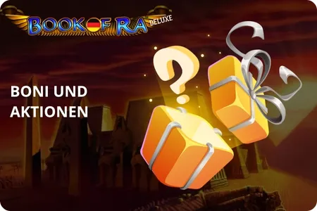 Boni und Aktionen bei Book of Ra Deluxe