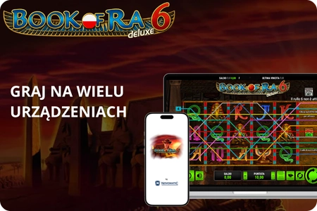 Book of Ra Deluxe 6 na różnych urządzeniach