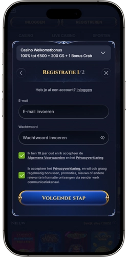 Maak een account aan